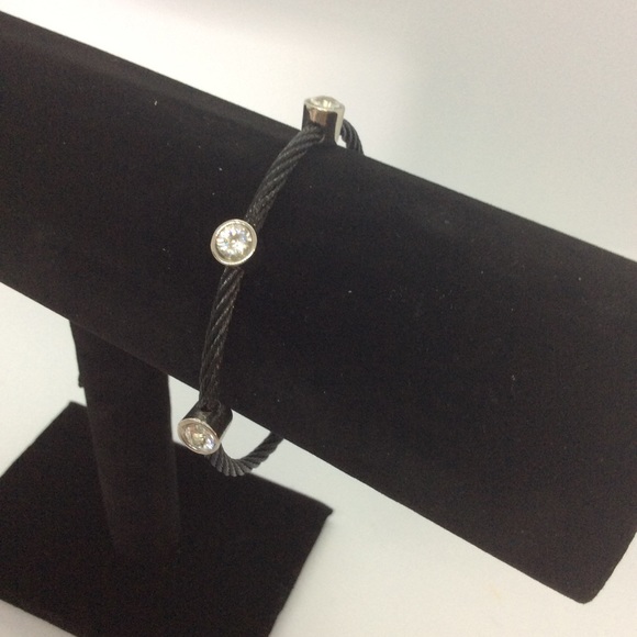 CZ Corded Bracelet - Picture 1 of 4